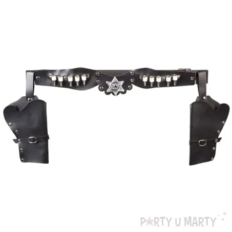 kabura podwojna z paskiem czarna boland