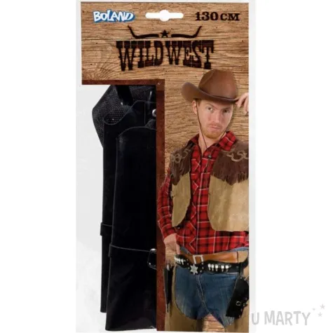 kabura podwojna z paskiem czarna boland