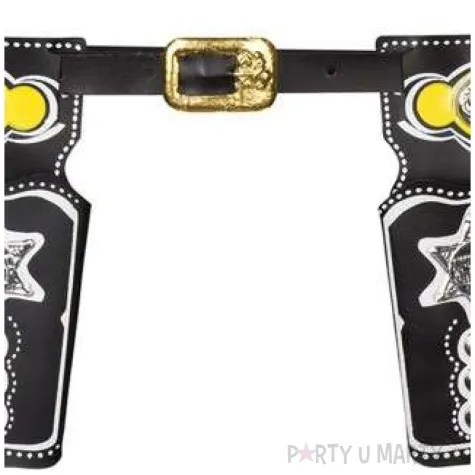 kabura podwojna z paskiem czarna boland