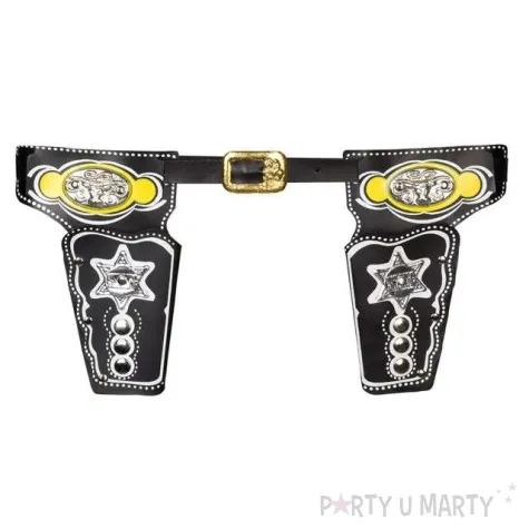 kabura podwojna z paskiem czarna boland