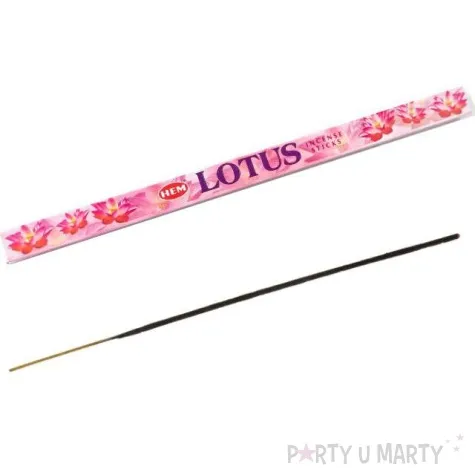 kadzidelka indyjskie zapach lotos dlugie hem 8szt