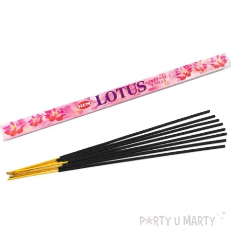 kadzidelka indyjskie zapach lotos dlugie hem 8szt