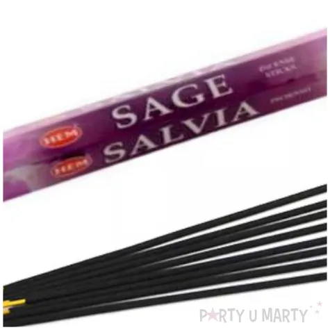 kadzidelka indyjskie zapach szalwia indyjska dlugie ravi 8szt