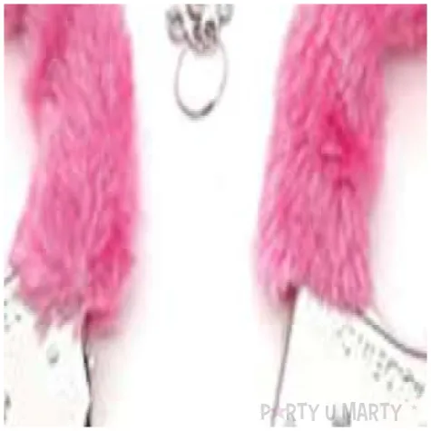 kajdanki party sexy futerko rozowe topgift