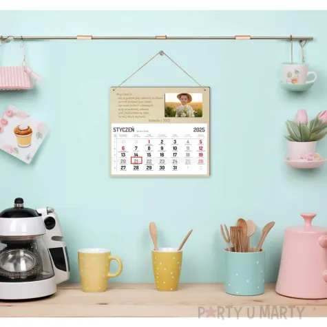 kalendarz dzien babci ze zdjeciem 29x26 cm