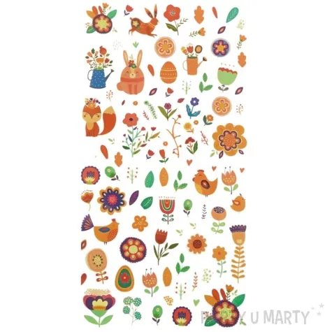 kalkomania wodna wielkanocne pisanki wiosenne brewis