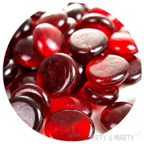 kamienie dekoracyjne plaskie czerwone czakos 40 szt