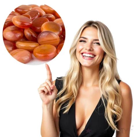 kamienie dekoracyjne plaskie miedziane czakos 40 szt