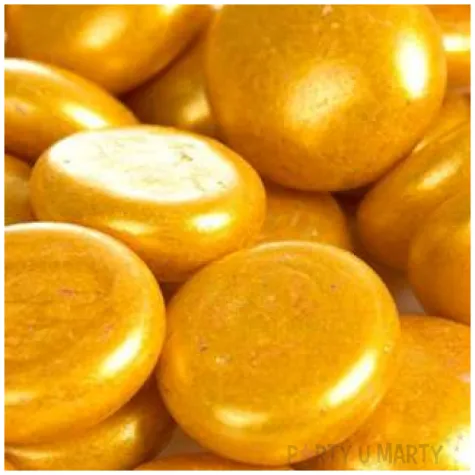 kamienie dekoracyjne plaskie zlote czakos 40 szt