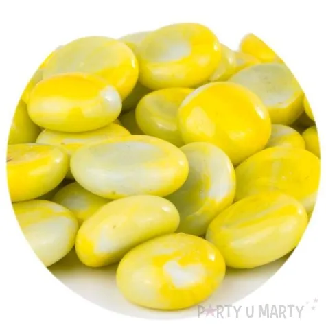 kamienie dekoracyjne plaskie zolte czakos 40 szt