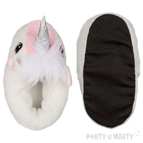 kapcie jednorozce popielate rozm 35 36 ootb