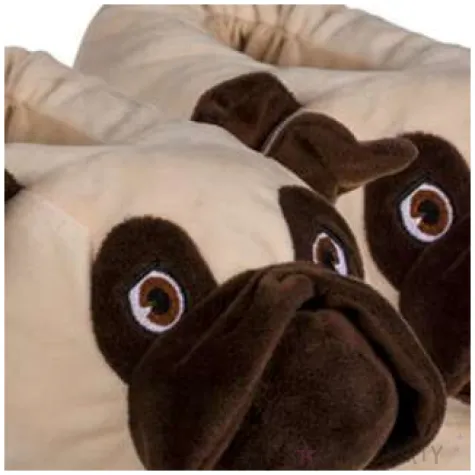 kapcie psy mopsy bez rozm 39 40 ootb