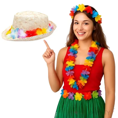 kapelusz aloha hawajskie party mix kraszek