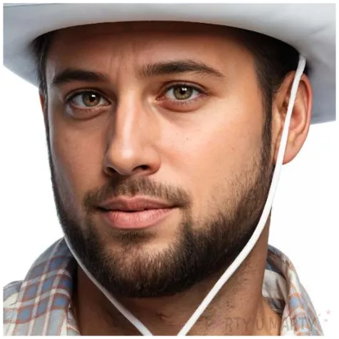 kapelusz bialy kowbojski na karnawal country kowboj dziki zachod western