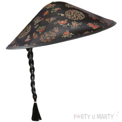 kapelusz chinczyk z wlosami satynowy widmann