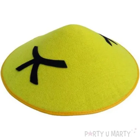 kapelusz chinczyk zolty partytino