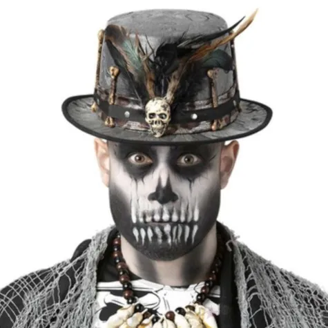 kapelusz cylinder czaszka smiffys