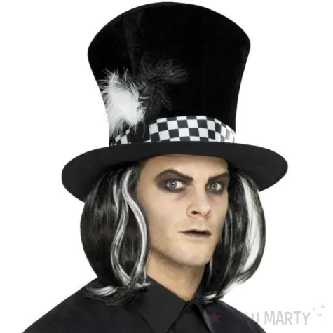 kapelusz cylinder kapelusznika z wlosami smiffys