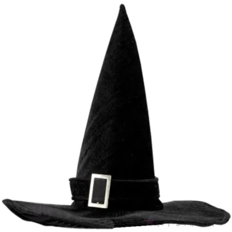 kapelusz czarownica aksamit czarny carnival toys
