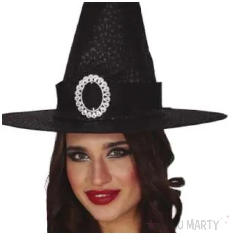 kapelusz czarownica czarny guirca