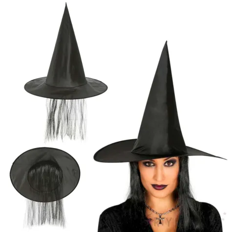 kapelusz czarownica czarny guirca