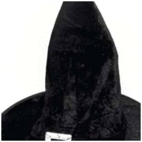 kapelusz czarownica z klamra czarny arpex