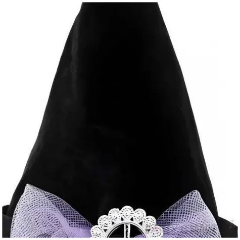 kapelusz czarownica z kokardka czarny partydeco