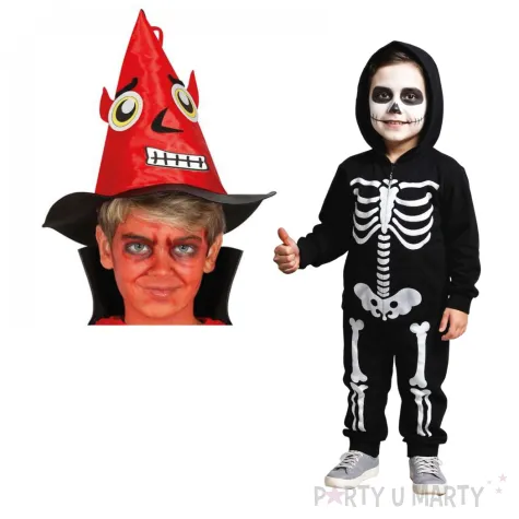 kapelusz diabel czerwony guirca