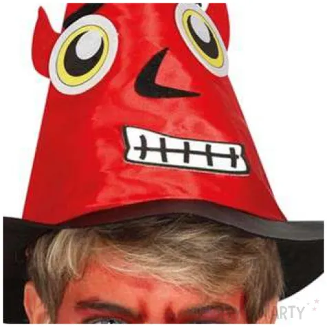 kapelusz diabel czerwony guirca