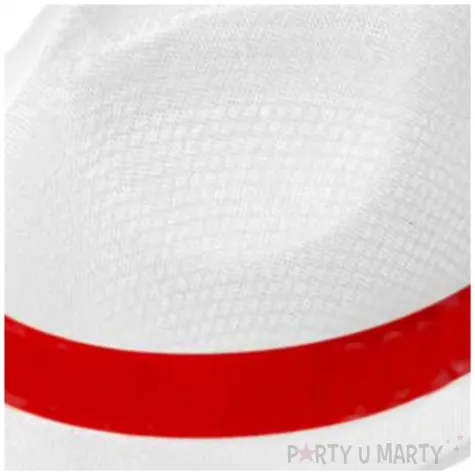 kapelusz kibic bialo czerwoni bialy arpex