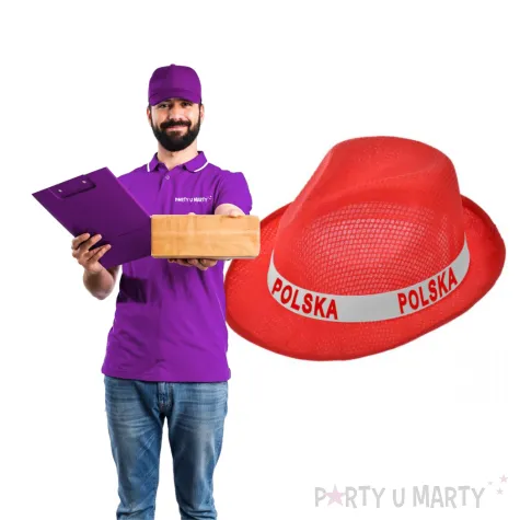 kapelusz kibic polski bialo czerwoni czerwony arpex