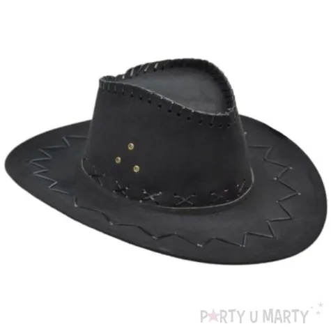 kapelusz kowboj czarny partytino