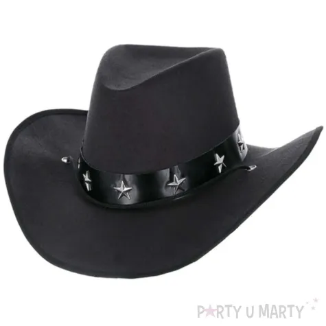 kapelusz kowboj szeryf czarny smiffys