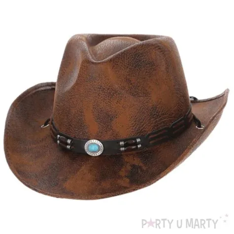 kapelusz kowboj tradycyjny brazowy smiffys