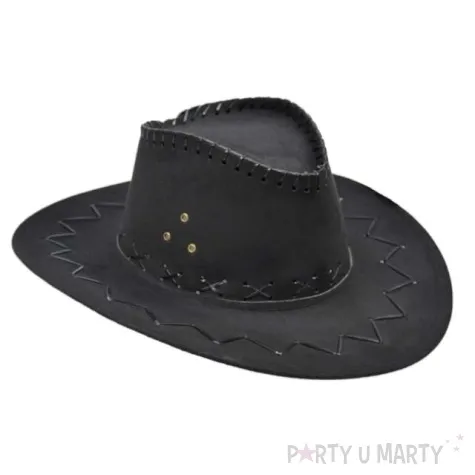 kapelusz kowboj welur czarny arpex