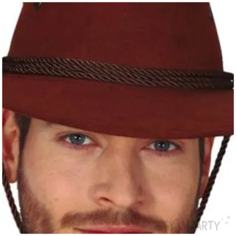 kapelusz kowboj z dzikiego zachodu brazowy guirca