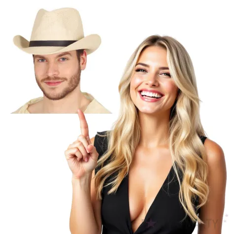 kapelusz kowboja gangstera ecru guirca