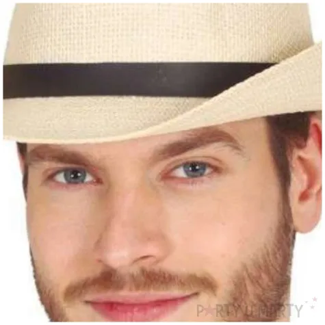 kapelusz kowboja gangstera ecru guirca