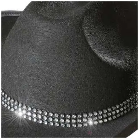 kapelusz kowbojski matowy czarny widmann