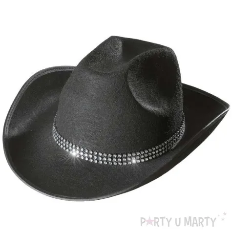 kapelusz kowbojski matowy czarny widmann