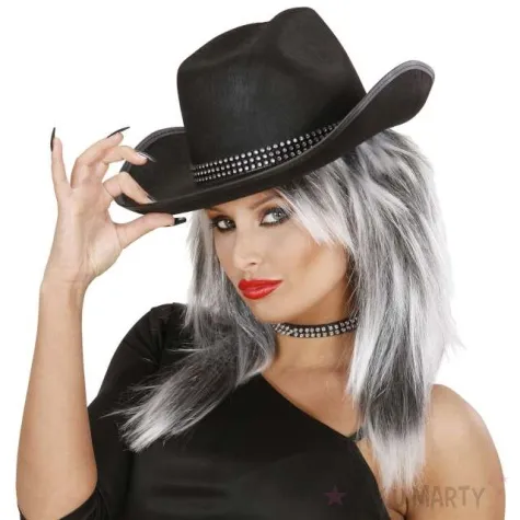 kapelusz kowbojski matowy czarny widmann
