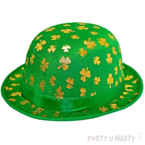 kapelusz melonik z koniczyna swiety patryk zielony widmann