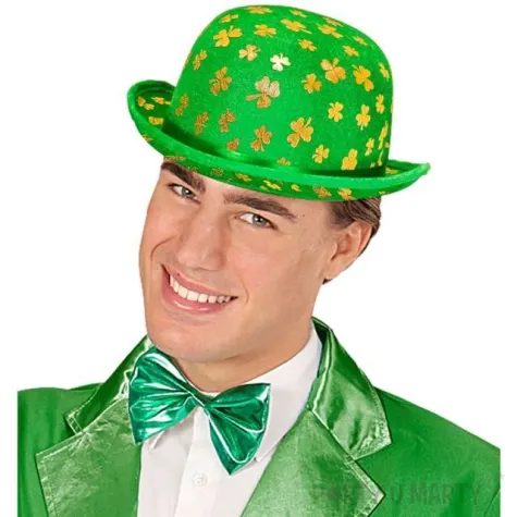 kapelusz melonik z koniczyna swiety patryk zielony widmann