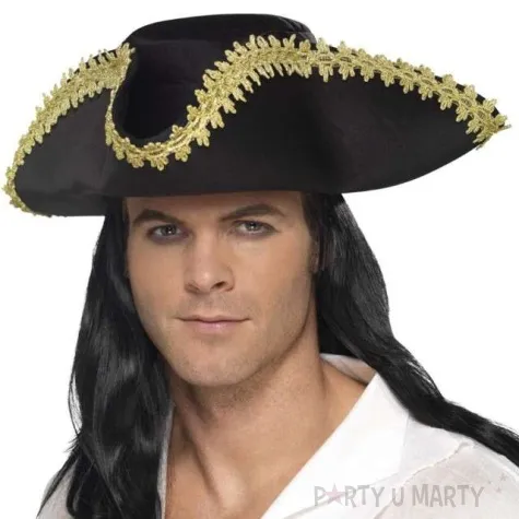 kapelusz pirat czarny smiffys