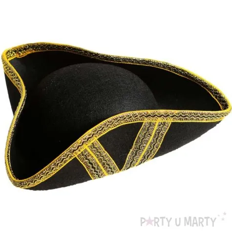 kapelusz pirat trikorn zloty widmann