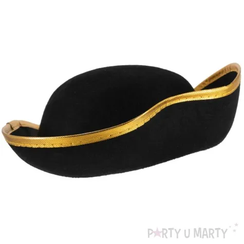 kapelusz pirat z czaszka czarny godan rozmiar s