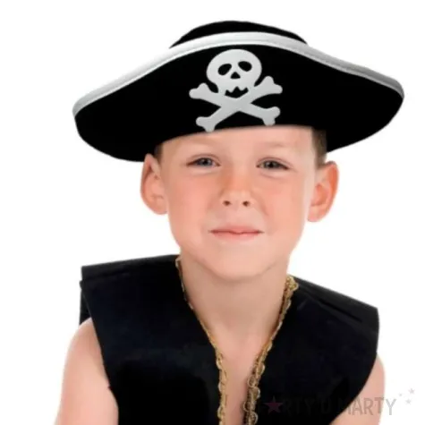 kapelusz pirat z lamowka party tino
