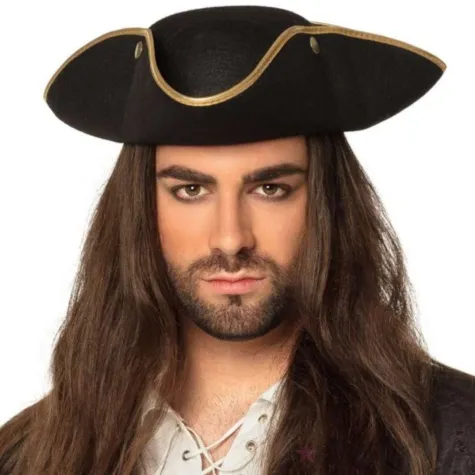 kapelusz pirat ze zlota lamowka boland