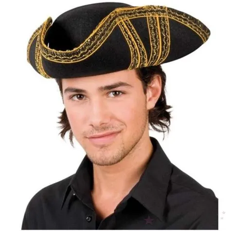 kapelusz pirat ze zlotym brzegiem boland