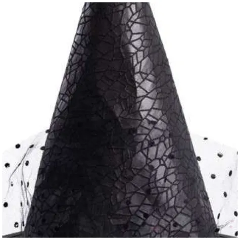 kapelusz roza z koronka czarny carnival toys